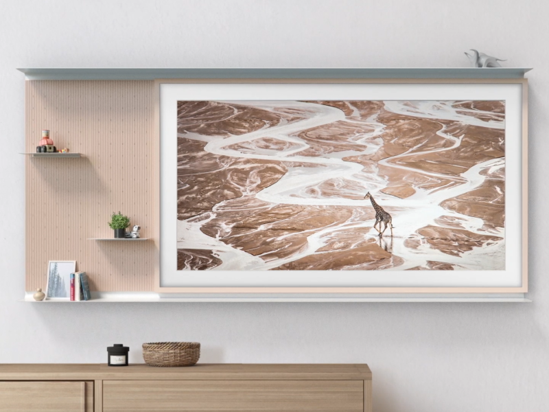 photo on shelf